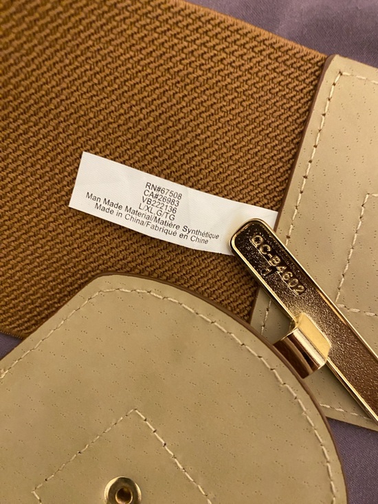 Vince Camuto Black & Brown Elastic Belts with Gold-Tone Signature Buckle main image 8